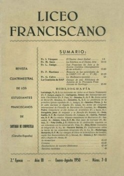 Revista Liceo Franciscano - N�meros 7-8