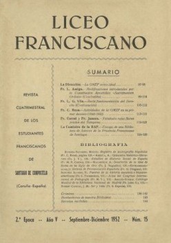 Revista Liceo Franciscano - N�meros 15