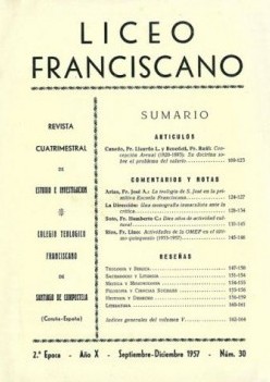 Revista Liceo Franciscano - N�meros 30