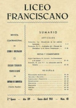 Revista Liceo Franciscano - N�meros 40