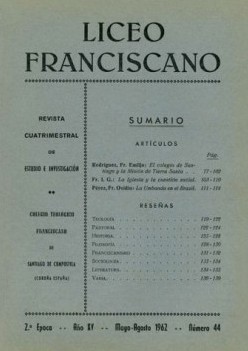 Revista Liceo Franciscano - N�meros 44