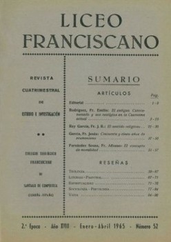 Revista Liceo Franciscano - N�meros 52