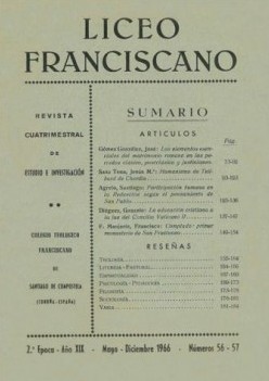 Revista Liceo Franciscano - N�meros 56-57