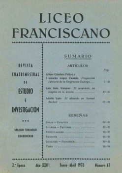 Revista Liceo Franciscano - N�meros 67